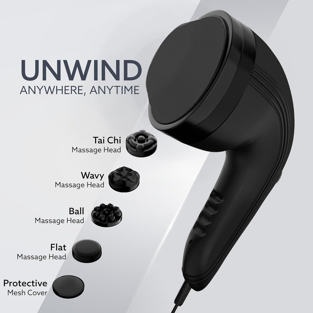 AGARO Atom Plus Electric Handheld Full Body Massager