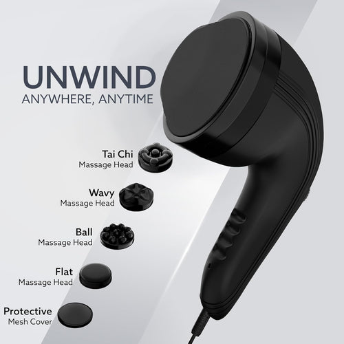 AGARO Atom Plus Electric Handheld Full Body Massager