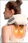 Heated Shiatsu Neck & Shoulder Massager with Deep Kneading and Adjustable Intensity