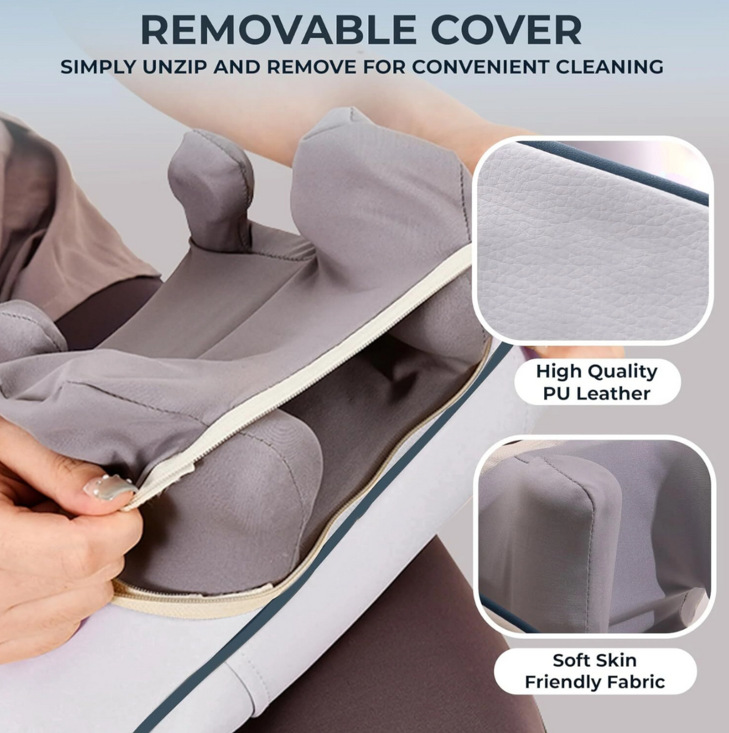 Heated Shiatsu Neck & Shoulder Massager with Deep Kneading and Adjustable Intensity