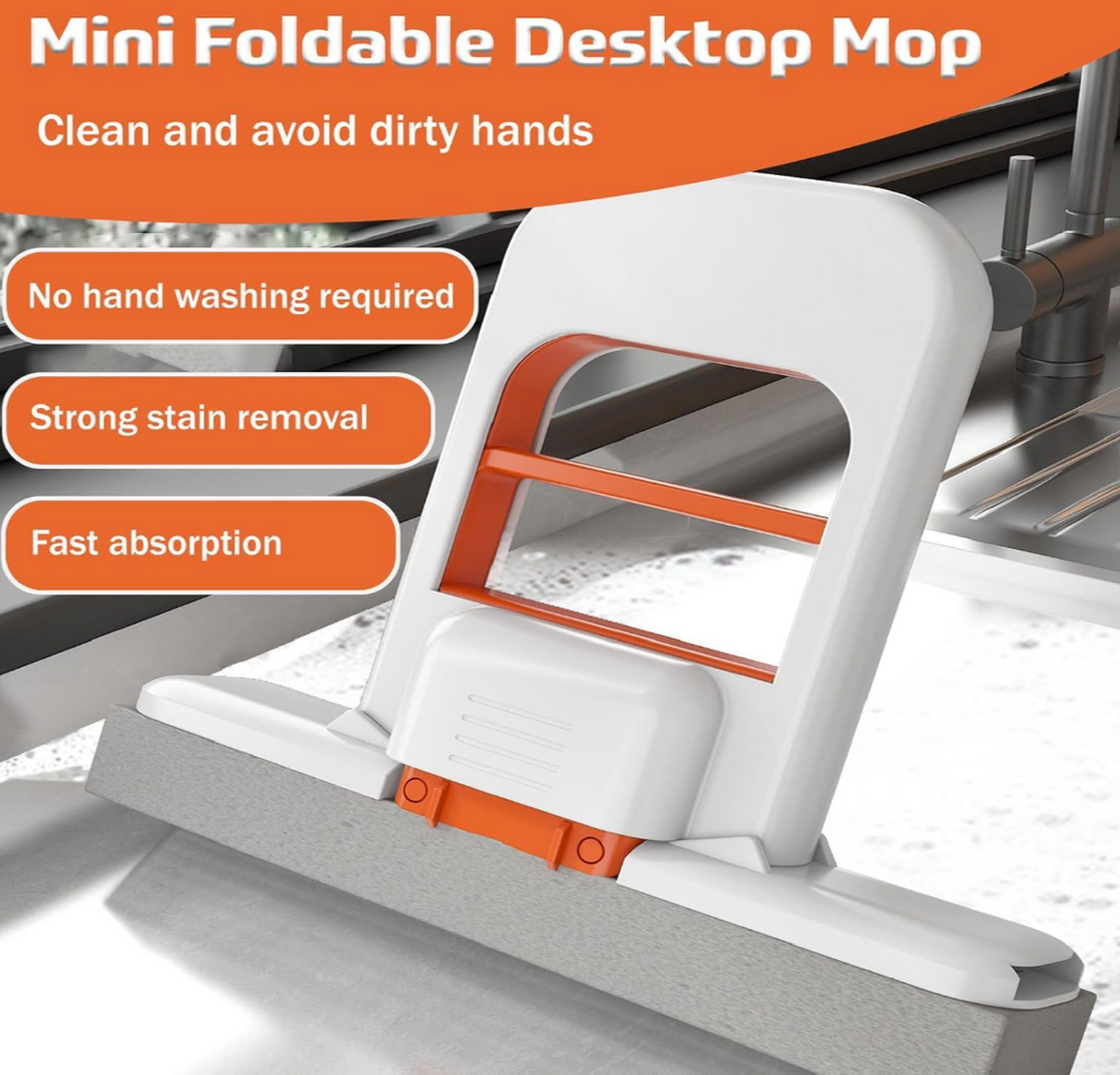 Foldable mop