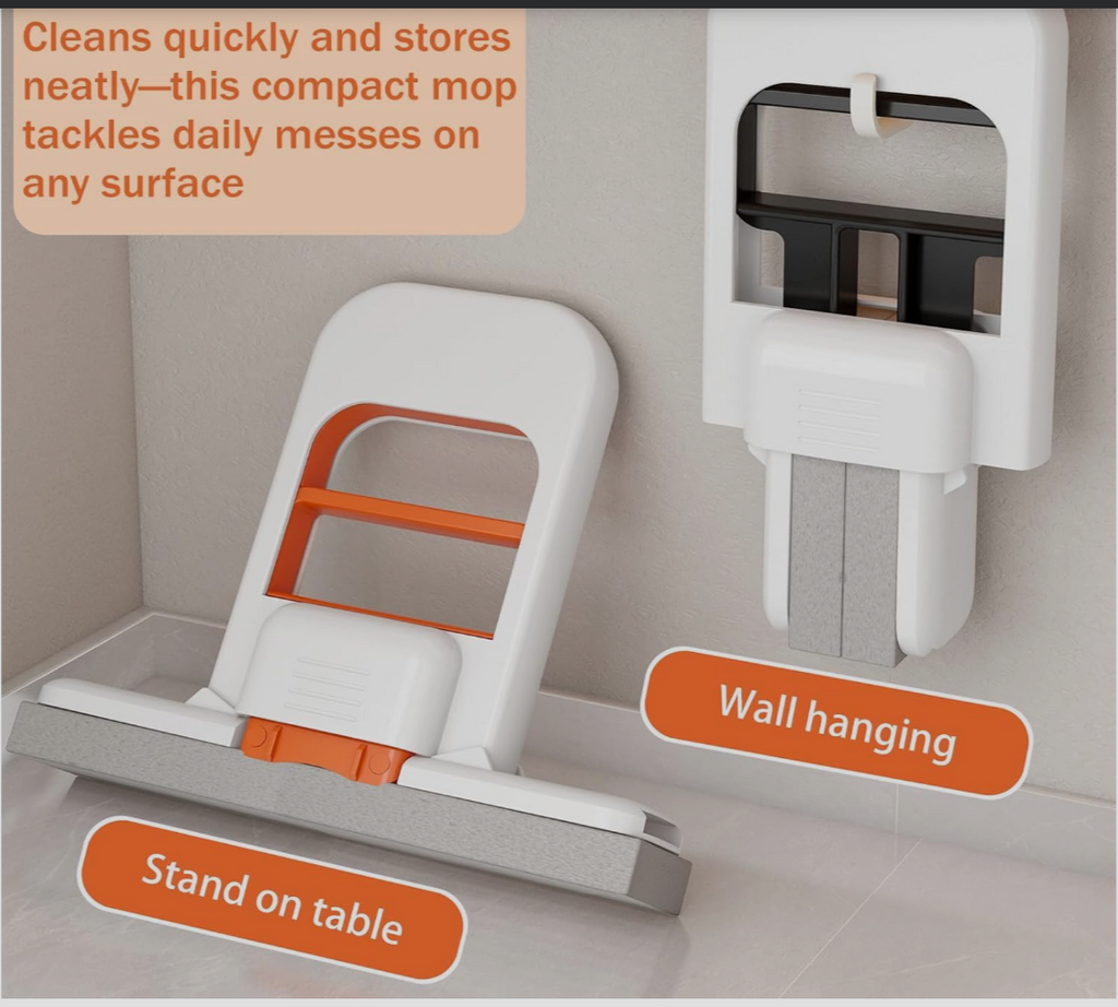Foldable mop